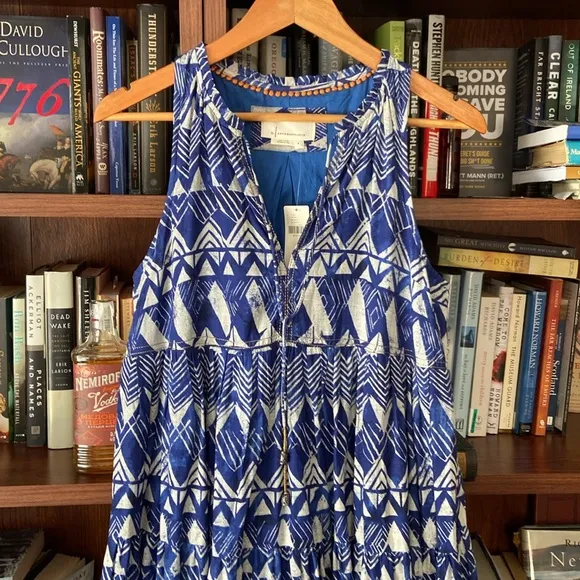 NWT Anthropologie Tiered Maxi Dress Women's Size S