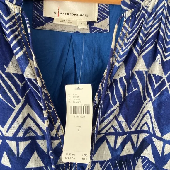 NWT Anthropologie Tiered Maxi Dress Women's Size S