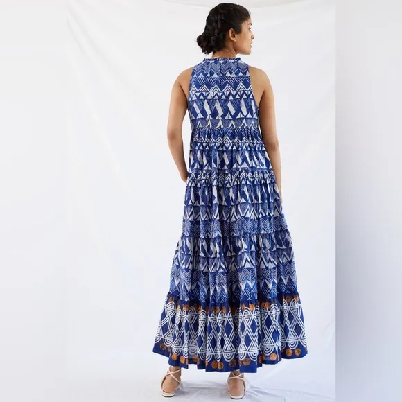 NWT Anthropologie Tiered Maxi Dress Women's Size S