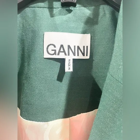 NWT Ganni cropped blazer sz 38: Medium