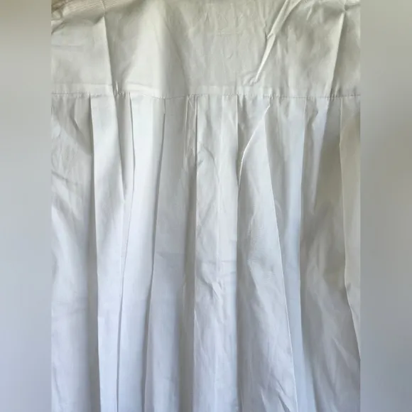 NWT! Harshman Los Angeles, Toula Pleated Back Tunic, White , Size XS-MSRP $331