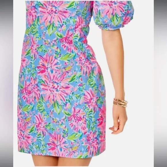 NWT ▶️ LILLY PULITZER ◀️ Roni Stretch Shift Dress (Sunrise Bay) Size 12