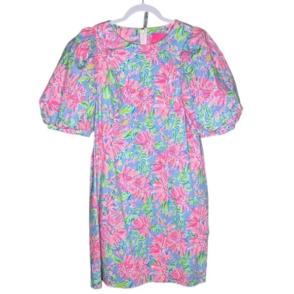 NWT ▶️ LILLY PULITZER ◀️ Roni Stretch Shift Dress (Sunrise Bay) Size 12