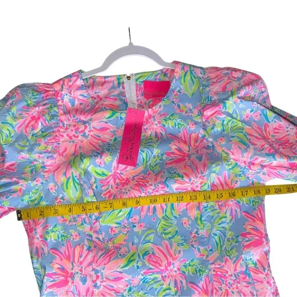 NWT ▶️ LILLY PULITZER ◀️ Roni Stretch Shift Dress (Sunrise Bay) Size 12