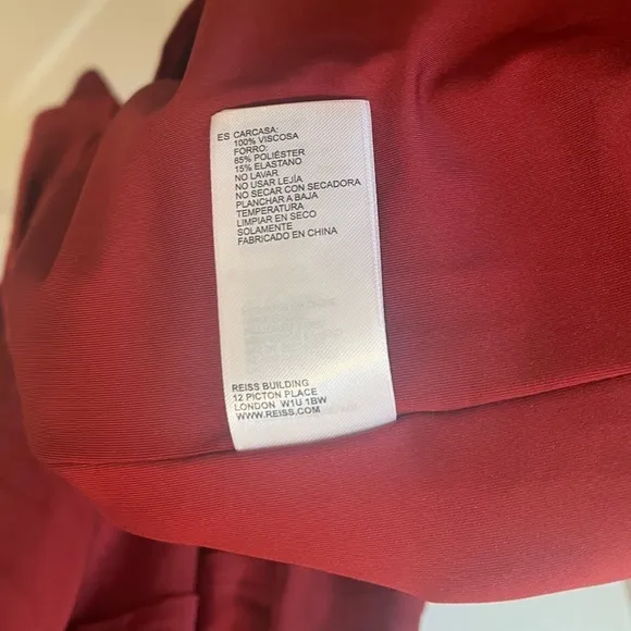 NWT Reiss Xena Strappy Open Back Midi Dress Size 4