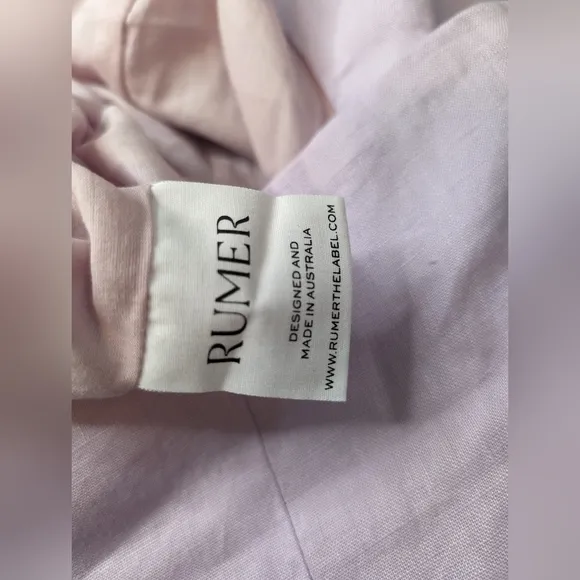 NWT Rumer Estelle Halter Maxi Dress in Linen