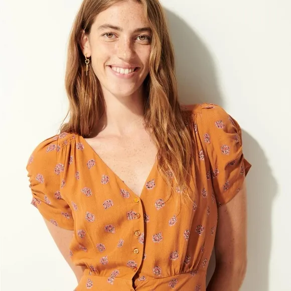 nwt sessùn upala midi dress || lao sunset lodi