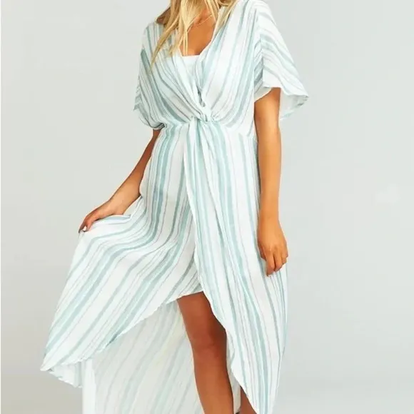 NWT Show Me Your Mumu Get Twisted Maxi Dress M