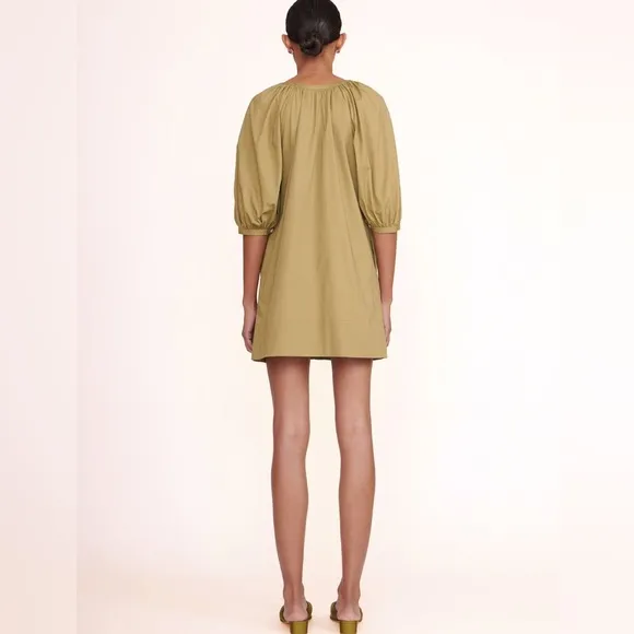 NWT | STAUD Mini Vincent Dress in Khaki