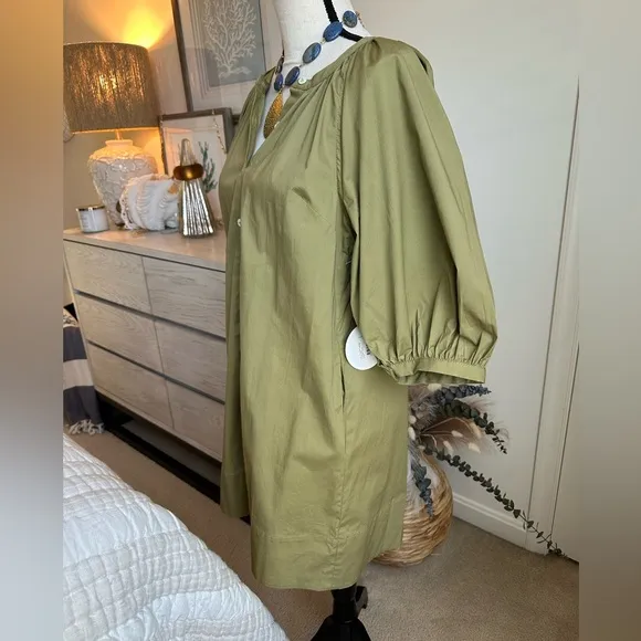NWT | STAUD Mini Vincent Dress in Khaki