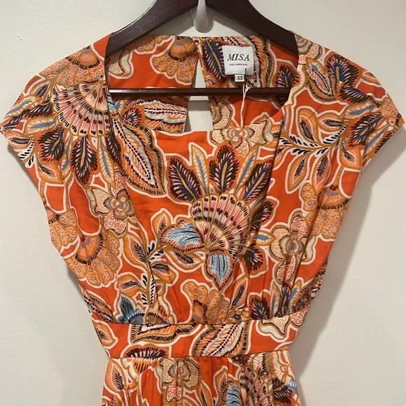NWT Misa Los Angeles Dana Mae Maxi Dress - Size XS