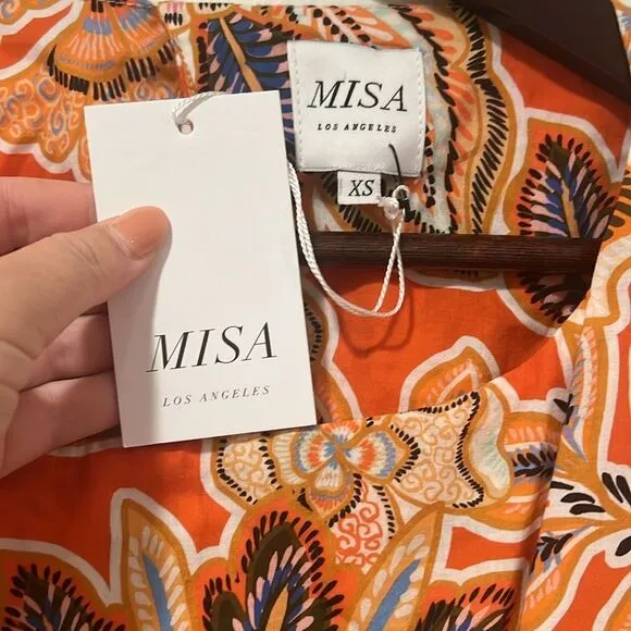 NWT Misa Los Angeles Dana Mae Maxi Dress - Size XS