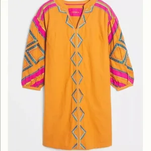 NWT/NWD Anthro Stasiana Embroidered Tunic Dress