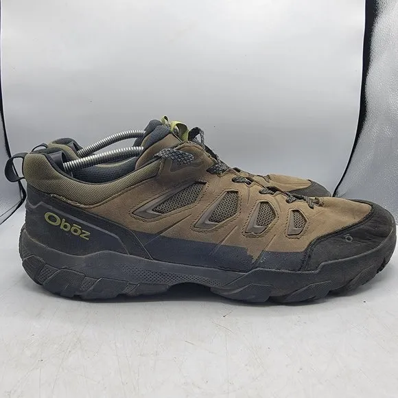 Oboz Sawtooth X Low Sediment Mens 14 Wide Brown Hiking Shoes Oudoors Casual