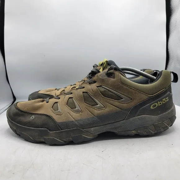 Oboz Sawtooth X Low Sediment Mens 14 Wide Brown Hiking Shoes Oudoors Casual