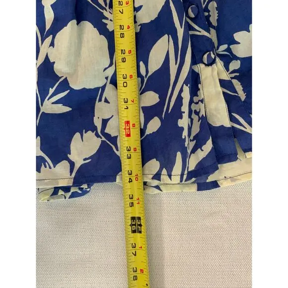 Olivia James The Label Ro Short‎ Dress in Blue Shadow Floral