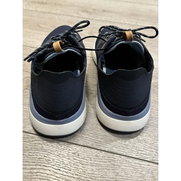 OluKai Kā‘anapali Golf Shoes Trench Blue Sea Ice Men’s Size 8 Casual Golf Shoes