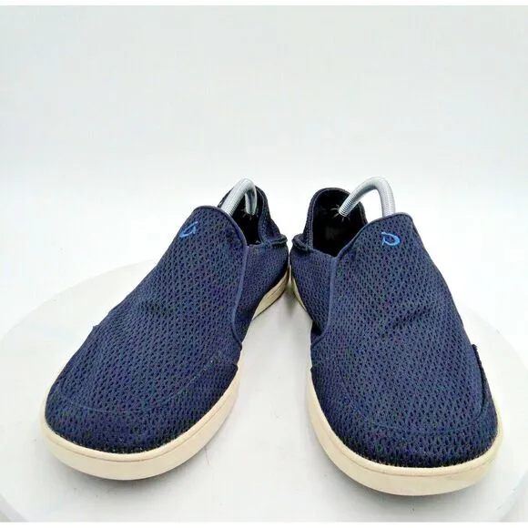 Olukai Lae'Ahi Men's Navy Blue Depth Slip On Shoes Size 11.5