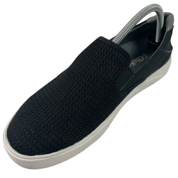 OluKai Lae'Ahi Mens Size 8 Black Casual Slip On Sneaker Shoes