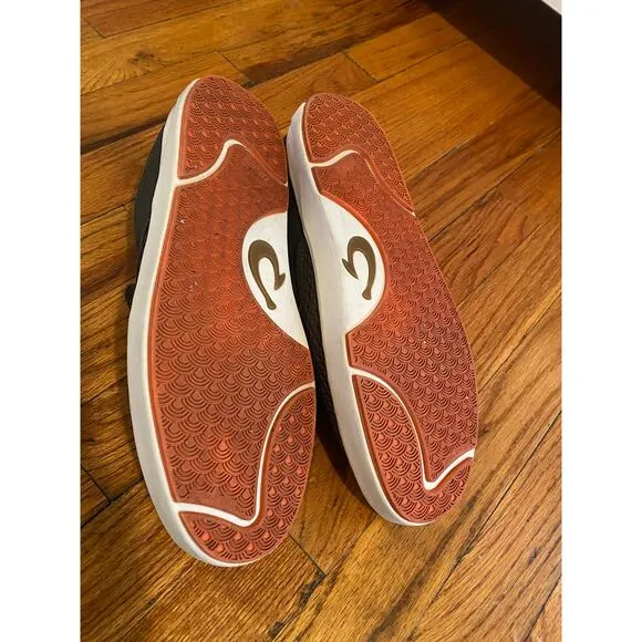 Olukai Mens LAE’AHI Sneakers Slip On Shoes Kona Green US 10/ EUR 43