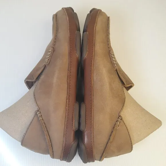 Olukai Moloā Men’s Leather Slip On Loafer Shoes 9