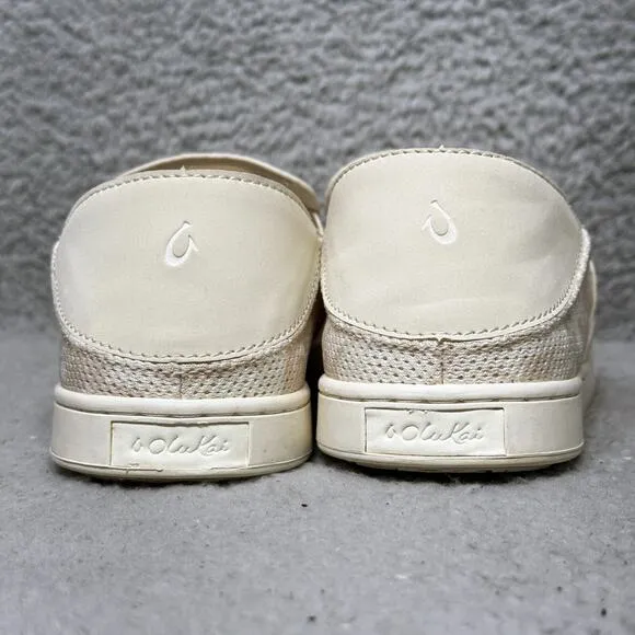 Olukai Pehuea Womens Size 10 Slip On Sneakers Shoes Puka White 20271-6A4R