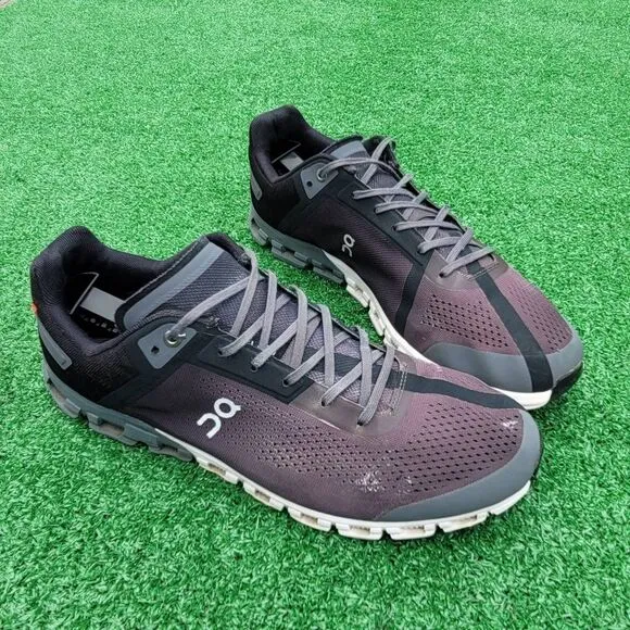 ON Cloudflow Asphalt Running Trainers - Men's Running Shoes - Size 12
