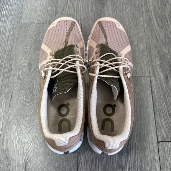 ON Women's Cloud 5  Rosebrown Camo  Running Sneakers Shoes Size 9.5 US