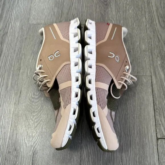 ON Women's Cloud 5  Rosebrown Camo  Running Sneakers Shoes Size 9.5 US