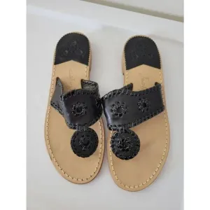 Palm Beach Jack Sandal in Black by Jack Rogers 6 $128