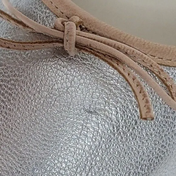 Patricia Green Silver Ballet Shoes Size 40