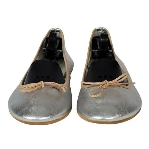 Patricia Green Silver Ballet Shoes Size 40