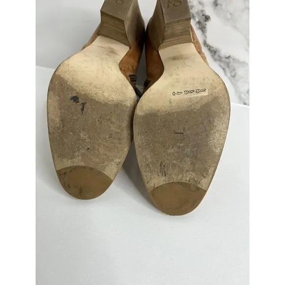 Paul Green Malibu Sliced Zip Tan 3 Inch Bootie Size UK 3.5/ US 6​​​​​​