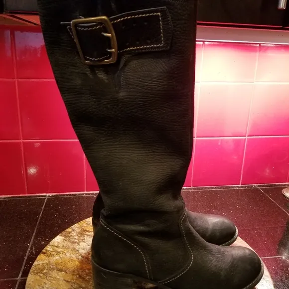 Paul Green Munchen Austria Knee High Black Boots