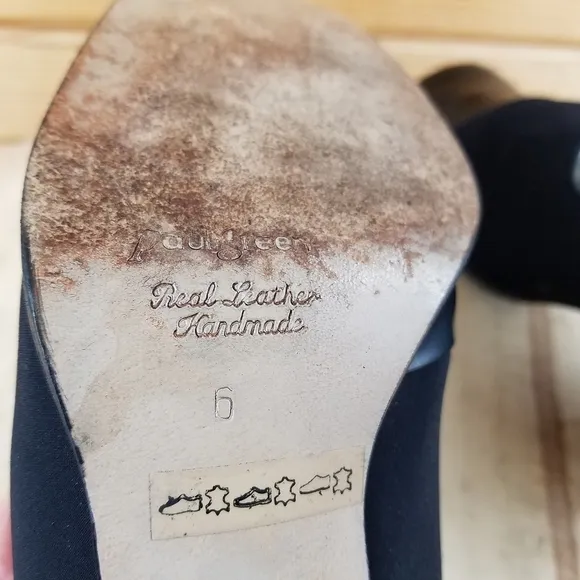 Paul Green MUNCHEN Women's Leather Closed Toe Slip On Heels Pumps Career Shoes
