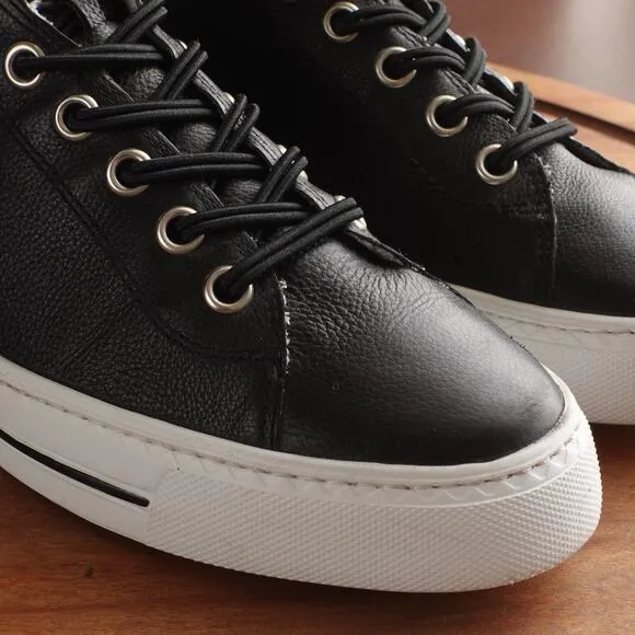 Paul Green Sneakers Womens SZ UK 7.5 US 10 Black Hadley Platform Leather Shoes