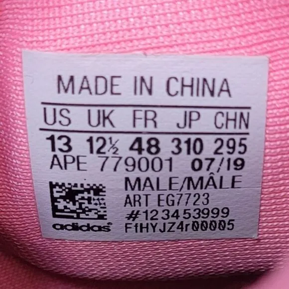 Pharrell Williams x adidas Originals Crazy BYW X Basketball Shoes in Pink EG7723