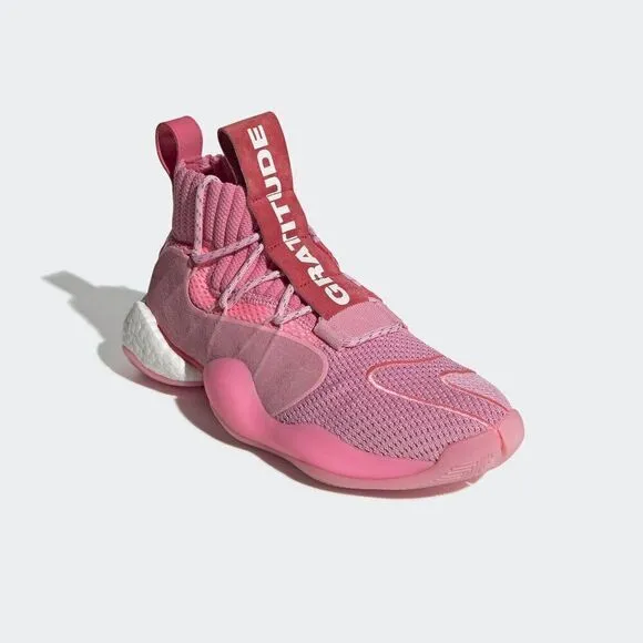 Pharrell Williams x adidas Originals Crazy BYW X Basketball Shoes in Pink EG7723