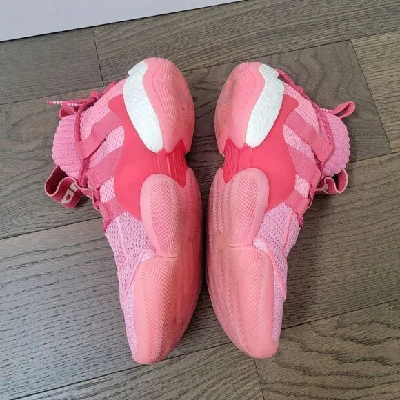 Pharrell Williams x adidas Originals Crazy BYW X Basketball Shoes in Pink EG7723