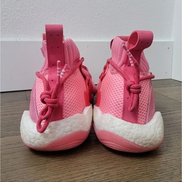 Pharrell Williams x adidas Originals Crazy BYW X Basketball Shoes in Pink EG7723