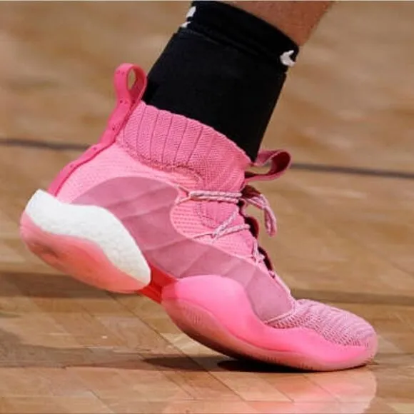 Pharrell Williams x adidas Originals Crazy BYW X Basketball Shoes in Pink EG7723