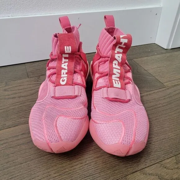Pharrell Williams x adidas Originals Crazy BYW X Basketball Shoes in Pink EG7723