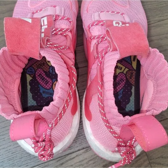 Pharrell Williams x adidas Originals Crazy BYW X Basketball Shoes in Pink EG7723