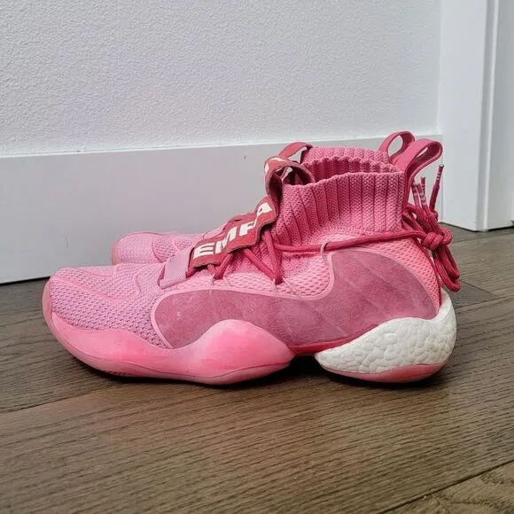 Pharrell Williams x adidas Originals Crazy BYW X Basketball Shoes in Pink EG7723