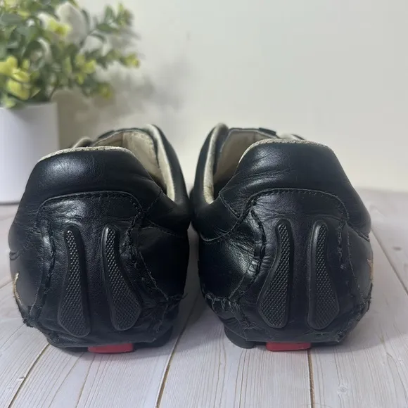 Pikolinos Black Leather Slip On Driving Men's Shoes Moccasin Loafers Size 9.5