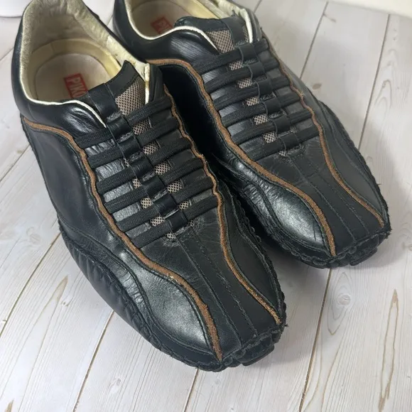 Pikolinos Black Leather Slip On Driving Men's Shoes Moccasin Loafers Size 9.5