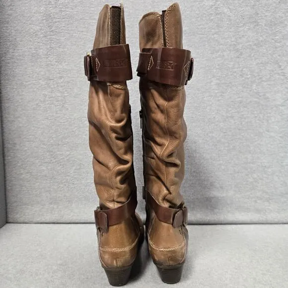 Pikolinos Brujas Brown Knee High Boots Size 41