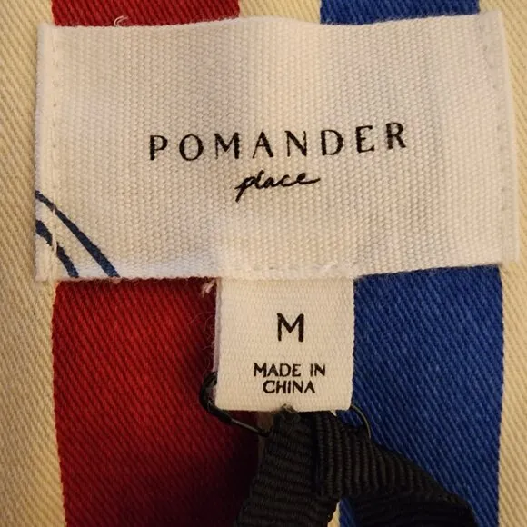 Pomander Place Americana Stripe Kira Dress NWT Med