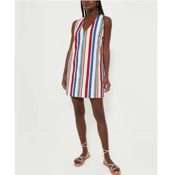 POMANDER PLACE Americana Stripe Kira Mini Dress