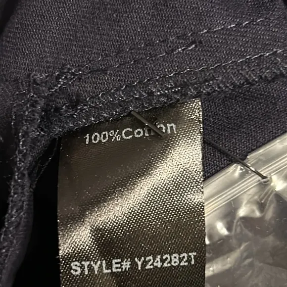 POMANDER PLACENavy Twill Denim Wellington Dress